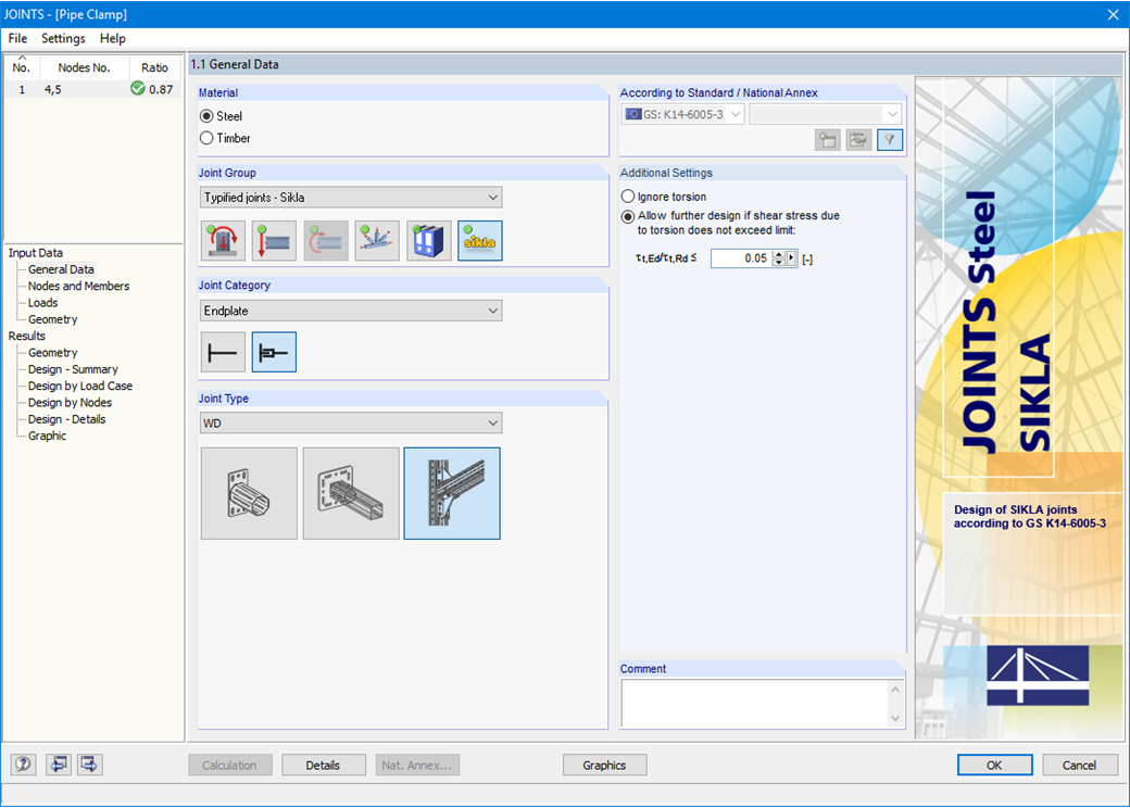 Window 1.1 General Data