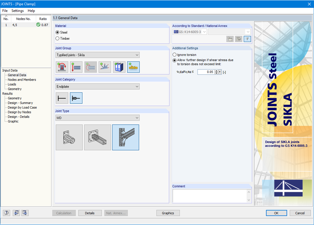 Window 1.1 General Data
