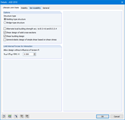 Detailed Settings for Load-Bearing Capacity