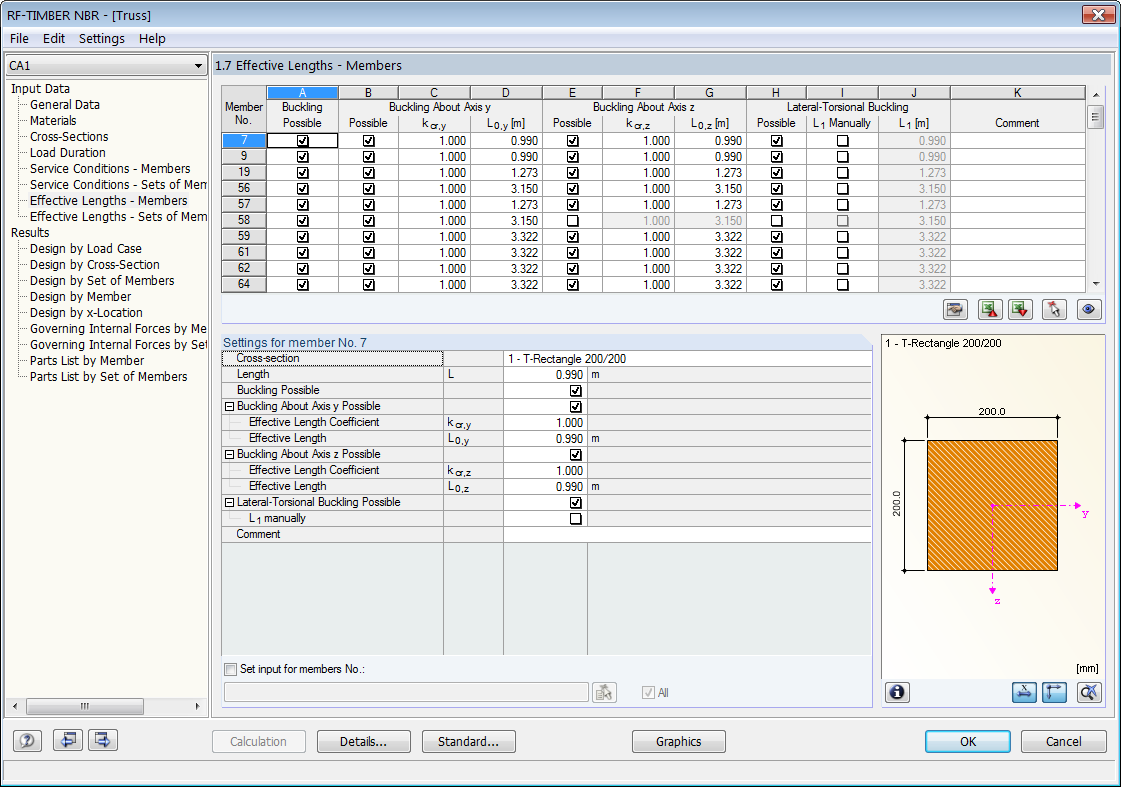 Window 1.7 Effective Lengths - Members
