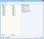 Detail Settings for Stresses