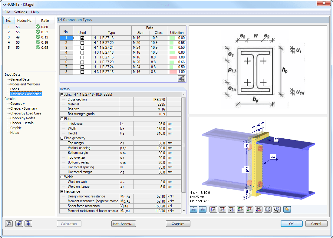 Selection of Connection Type