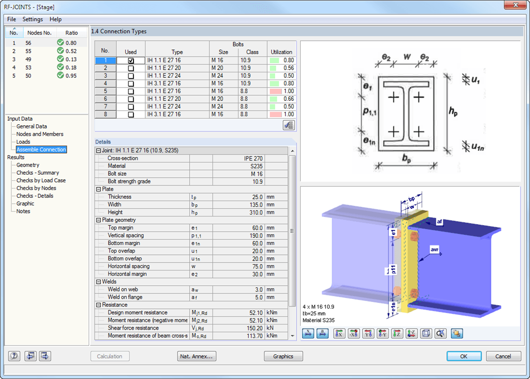 Selection of Connection Type