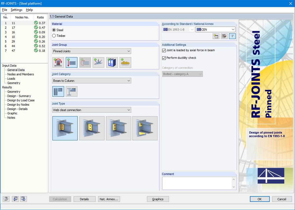 Window 1.1 General Data