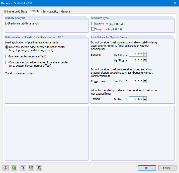 Detailed Settings for Design