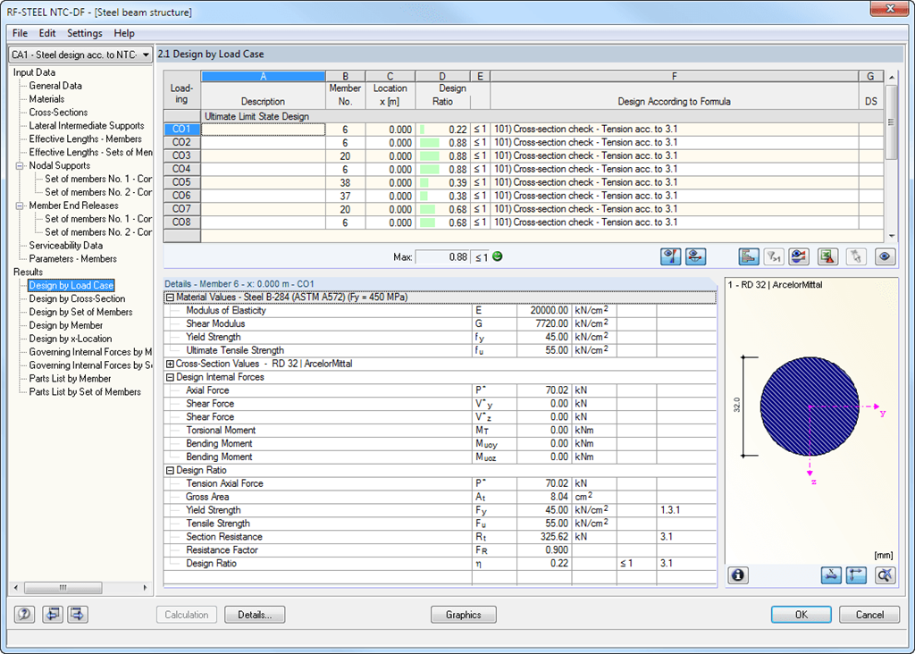 Window 2.2 Design by Cross-Section