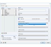 Selection Criteria for Graphical Selection