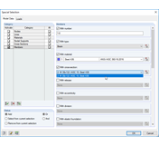 Selection Criteria for Graphical Selection