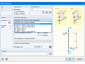 Determination of Member Inclination