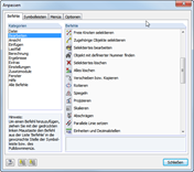 Customize Dialog Box