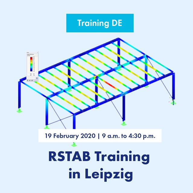 Basic training on the structural frame analysis program RSTAB

19 February 2020