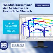 Invitation to the 42nd Steel Construction Seminar in Neu-Ulm, Germany