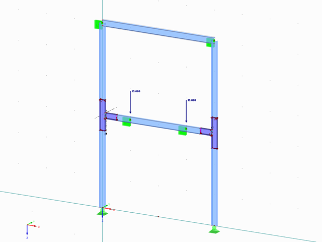 Steel Frame Made of U-Sections