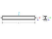 Pinned Beam Subjected to Bending