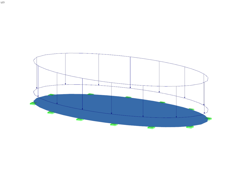 Clamped Elliptic Plate Under Transverse Load