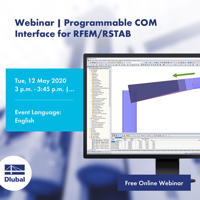 Webinar | Programmable COM Interface for RFEM/RSTAB