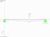 Single-Span Beam with Concentrated Load