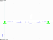 Single-Span Beam with Concentrated Load