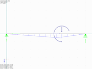Single-Span Beam with Nodal Force