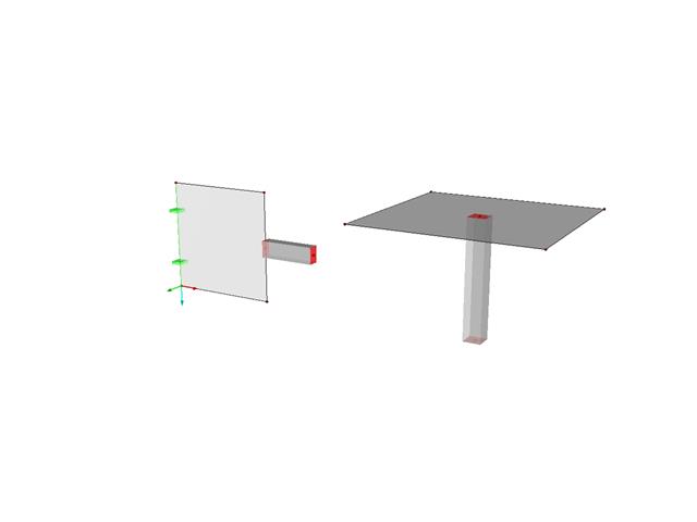 Connecting Member to Surface | FEA Model