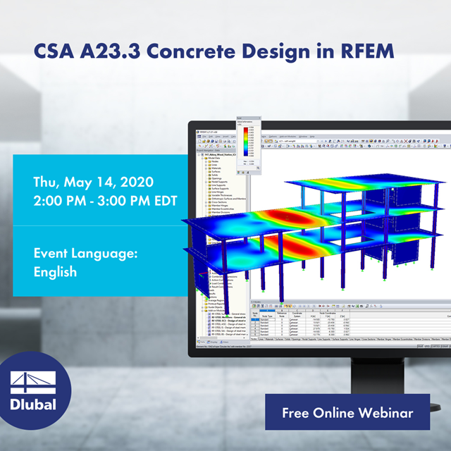 CSA A23.3 Concrete Design in RFEM
