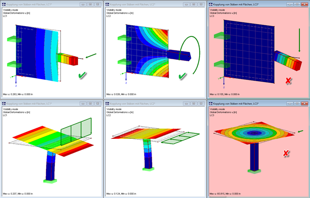 Describing Issue for Modeling Combined Structures Consisting of Members and Surfaces
