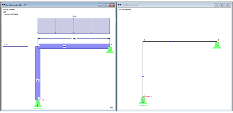 Model 1 Without Member Eccentricities