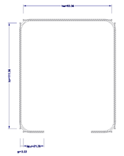 Notional Flat Widths in mm