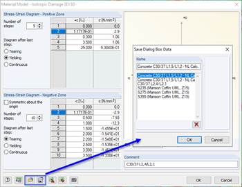 Saving Stress-Strain Diagram