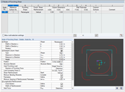 Dimensions for Punching Within Enlarged Column Head and in Slab