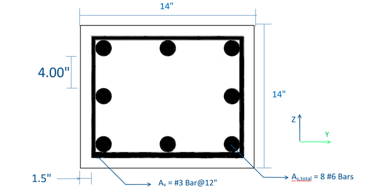 Reinforced Concrete Column - Reinforcement Design/Dimensions