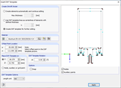 Dialog Box "Insert DXF Template" 