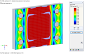 Stress Analysis of End Plate According to von Mises Hypothesis with RF-STEEL Surfaces