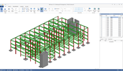 Visualization of BIM Model in Viewer with Option to Display Cross-Sections, Material, and Dimensions