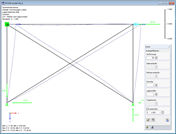 Deformations and Support Reactions of Last Load Step