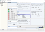 Settings for Deformation Analysis with RF-CONCRETE Deflect