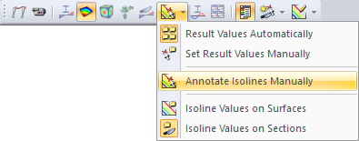 Manually Label Isolines