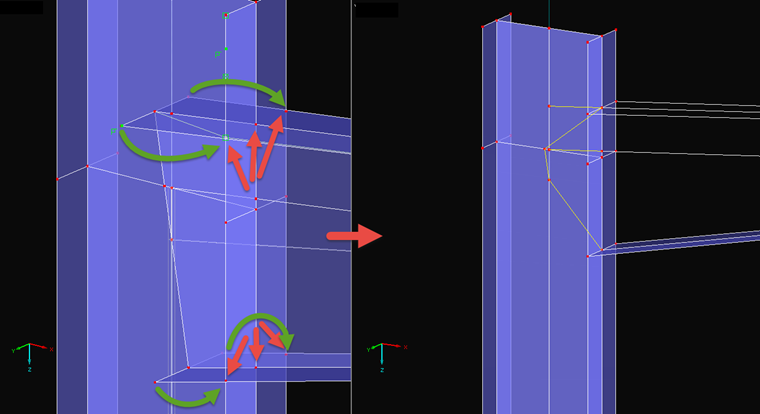 Cutting Taper to Length via "Connect Line/Members"