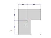 Position of Center of Gravity in [ft]