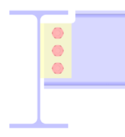 Beam-to-Beam Connection with "Short" Fin Plate