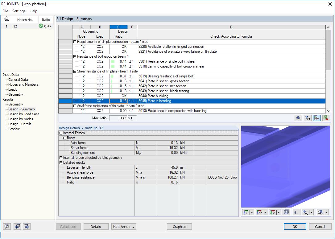 Design with RF -JOINTS Steel - Pinned
