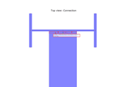 Top View of Connection in Z-Direction