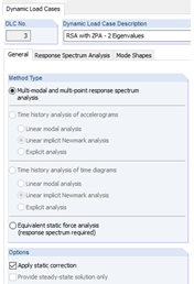 Activating ZPA Method in DYNAM Pro - Forced Vibrations