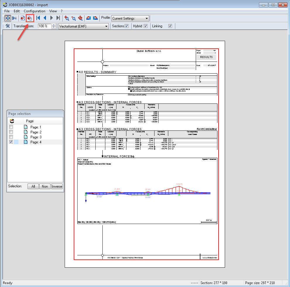 Define Transfer Area and Pages and Transfer Them to VCmaster