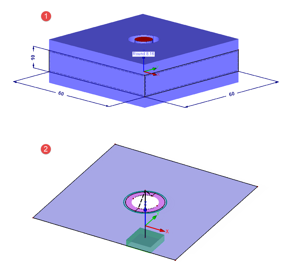 FEM Model of Bolt Connection