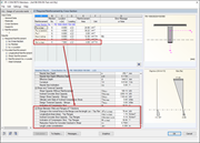 Result Output for Shear Joint Design