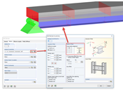 Option 1: Joint Effect via Common Nodes by Means of Member Eccentricity