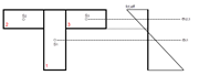 Partial Cross-Sections with Example of Distribution of Mean Concrete Stress