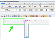 RF-CONCRETE Members: Provided Longitudinal Reinforcement