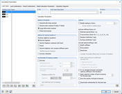Calculation Parameters